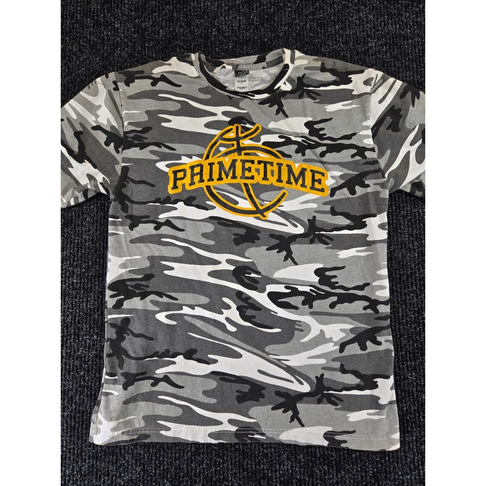 Code‎ V Mens Primetime Basketball Camo Graphic T-Shirt Grey White Large 1690